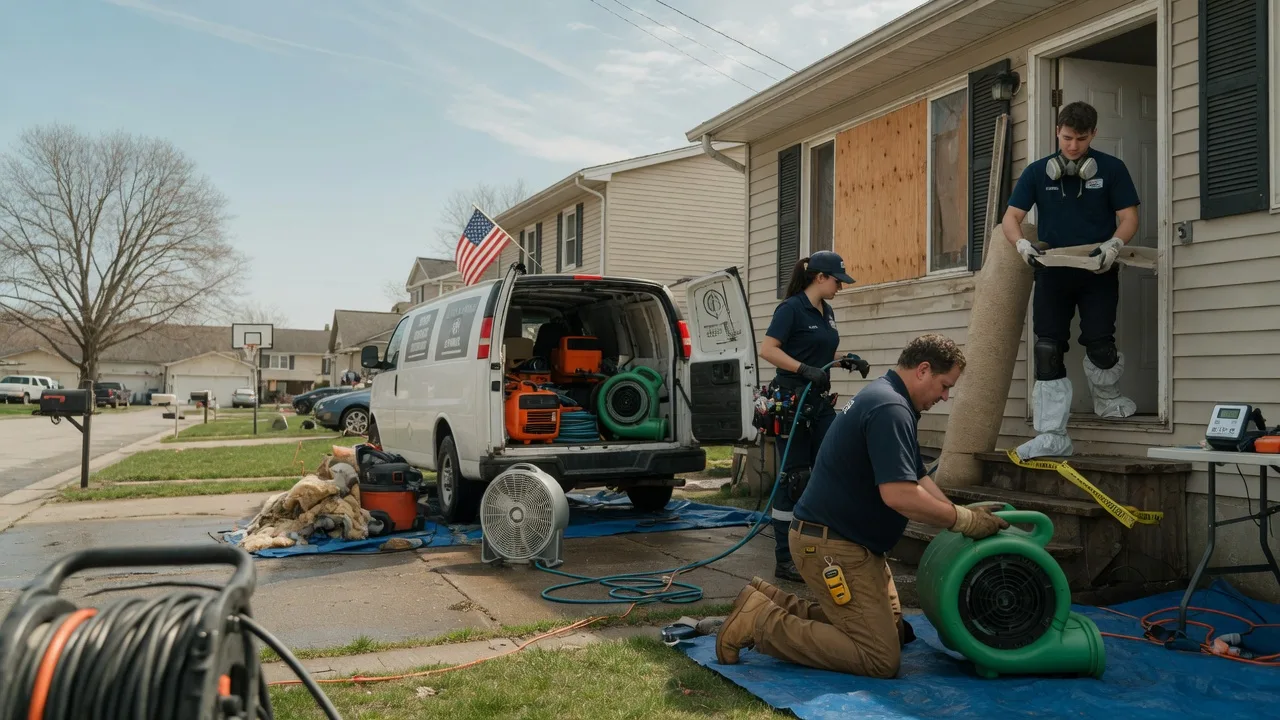 Water Damage Restoration in Elbing, KS near me